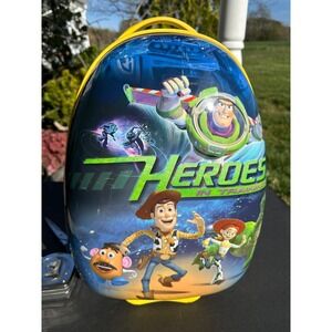 Heys Disney Toy Story Heroes in Training Kids Rolling Suitcase Buzz Woody Blue